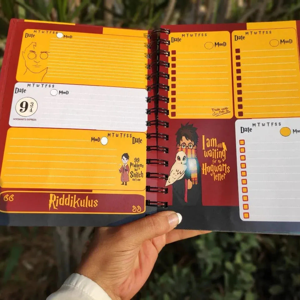 Agenda -( 75 papers -150 pages ) -Harry Potter - WE PRINT