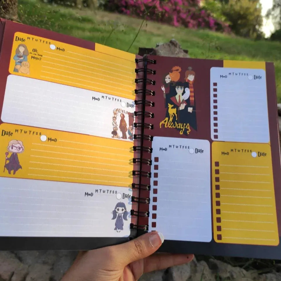 Agenda -( 75 papers -150 pages ) -Harry Potter - WE PRINT