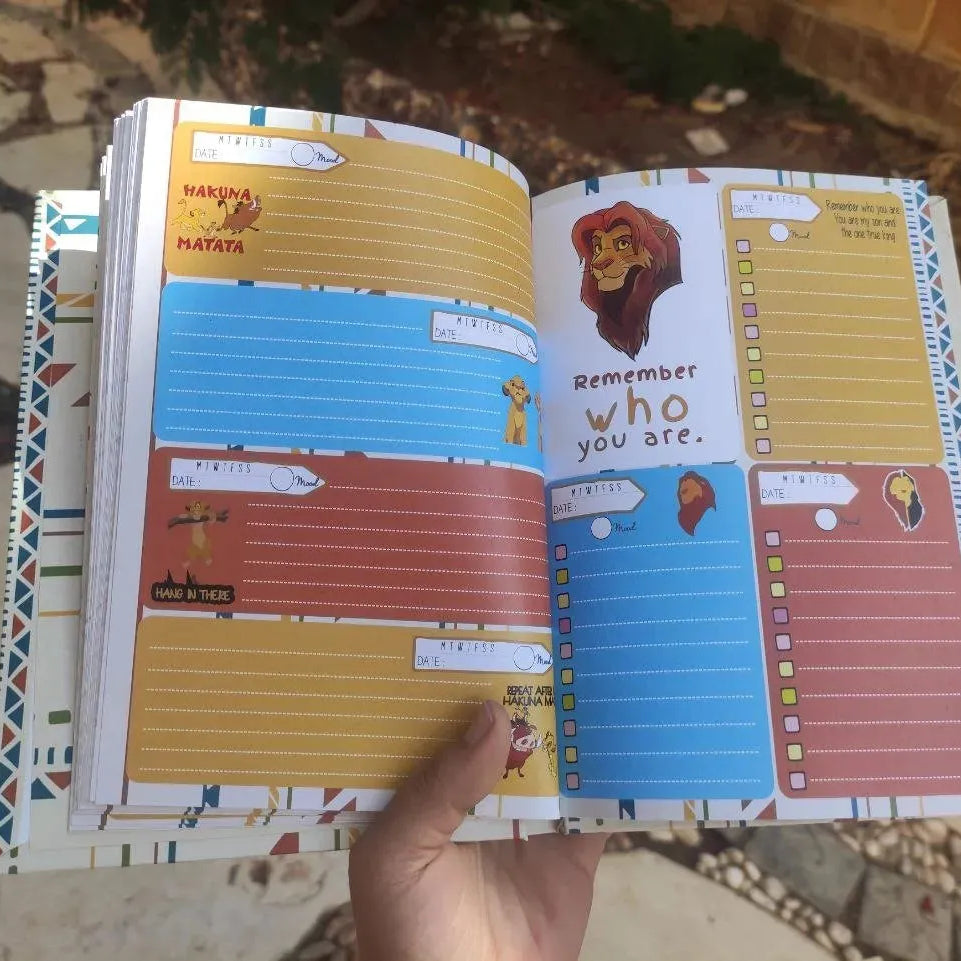 Agenda -( 75 papers -150 pages ) -The Lion King - WE PRINT