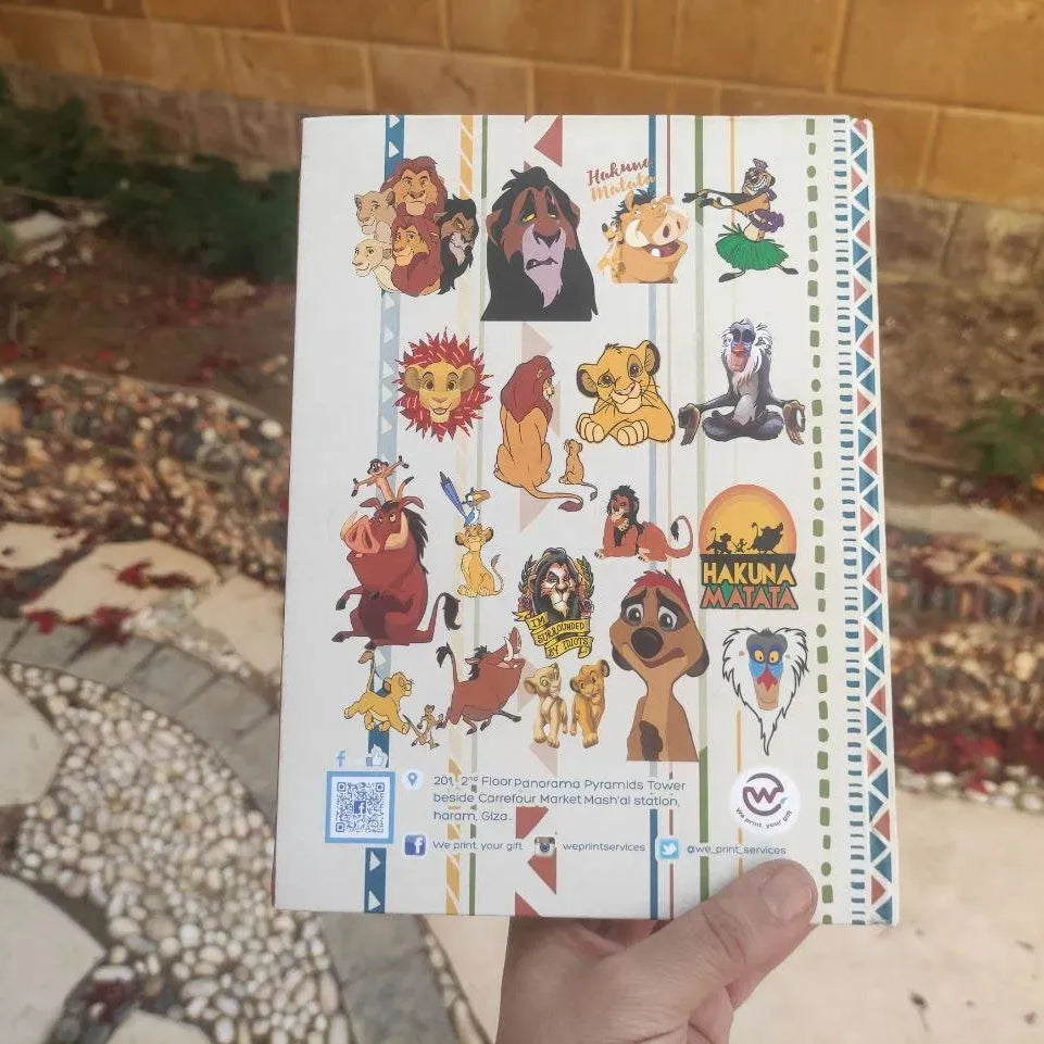 Agenda -( 75 papers -150 pages ) -The Lion King - WE PRINT