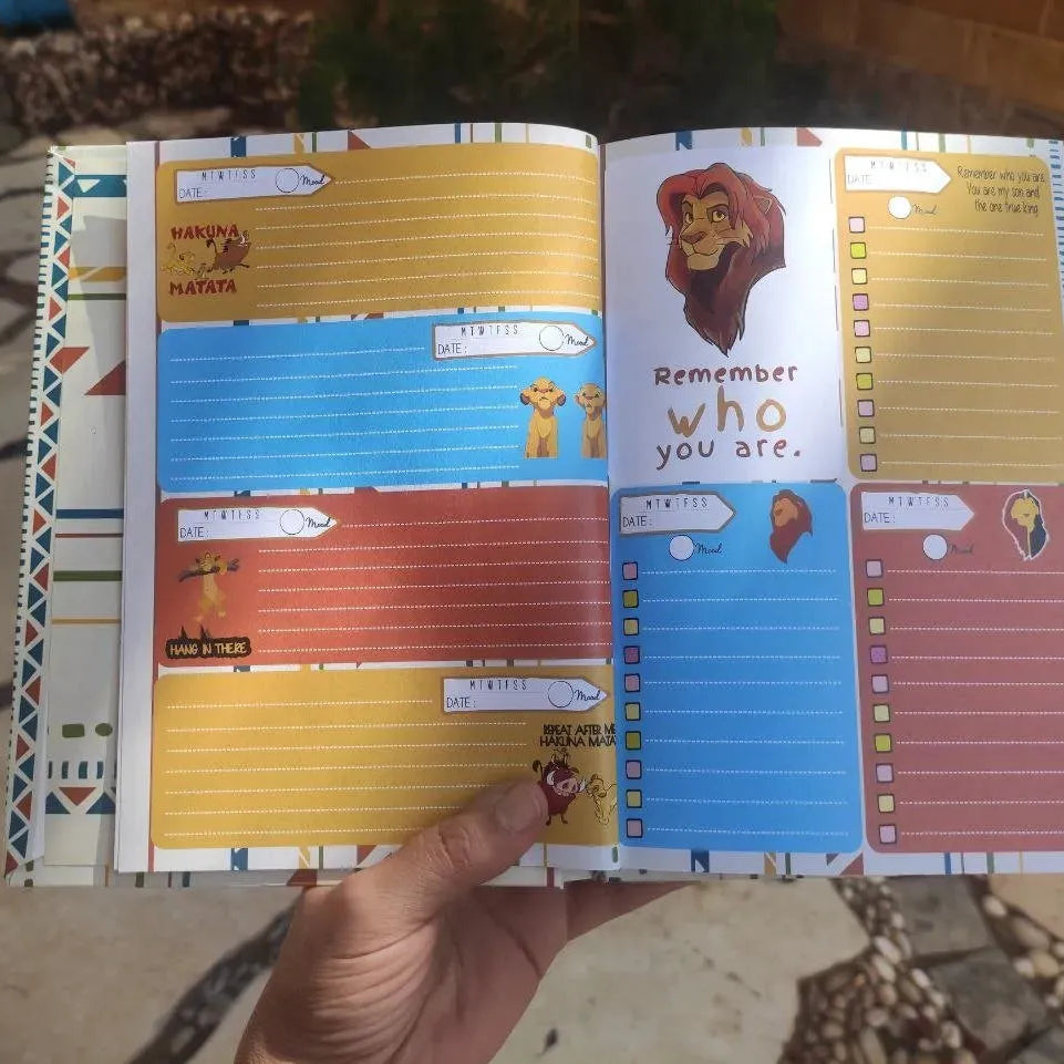 Agenda -( 75 papers -150 pages ) -The Lion King - WE PRINT