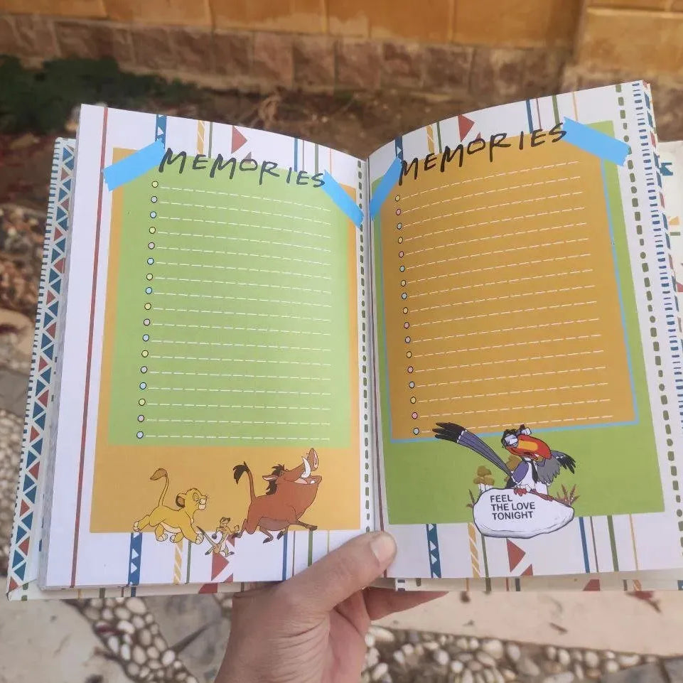 Agenda -( 75 papers -150 pages ) -The Lion King - WE PRINT