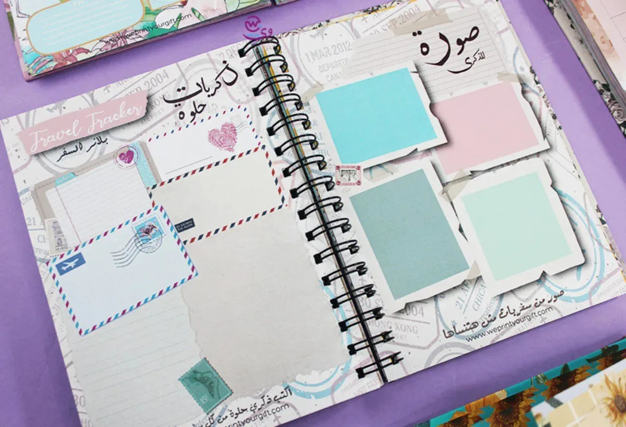 Agenda - ( 91 Papers -182 pages ) -Blooming flowers - WE PRINT