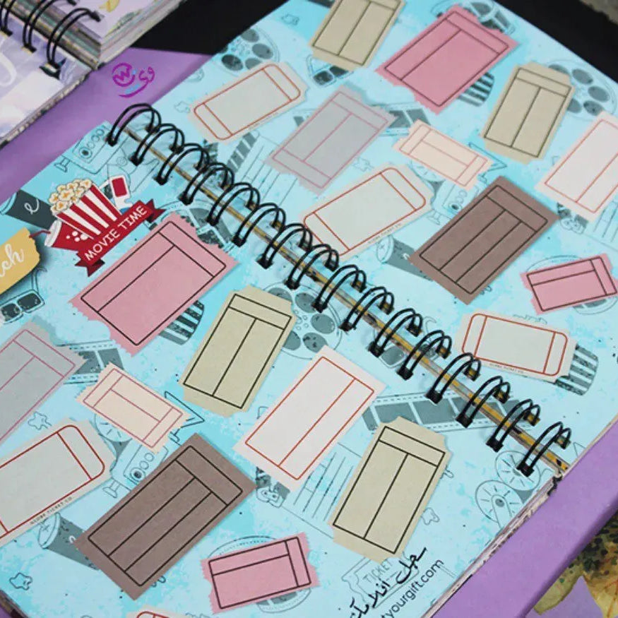 Agenda - ( 91 Papers -182 pages ) -Blooming flowers - WE PRINT