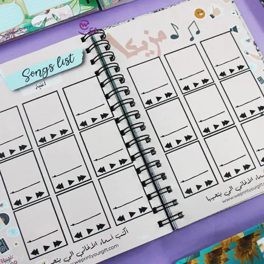 Agenda - ( 91 Papers -182 pages ) -Blooming flowers - WE PRINT