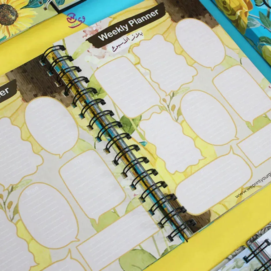 Agenda - ( 91 Papers -182 pages ) -Sunflowers - WE PRINT