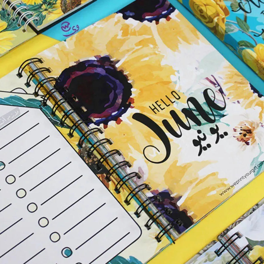 Agenda - ( 91 Papers -182 pages ) -Sunflowers - WE PRINT