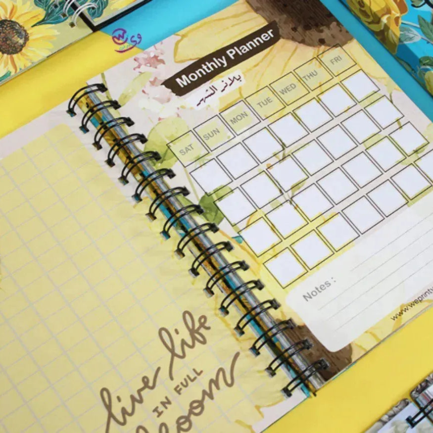 Agenda - ( 91 Papers -182 pages ) -Sunflowers - WE PRINT