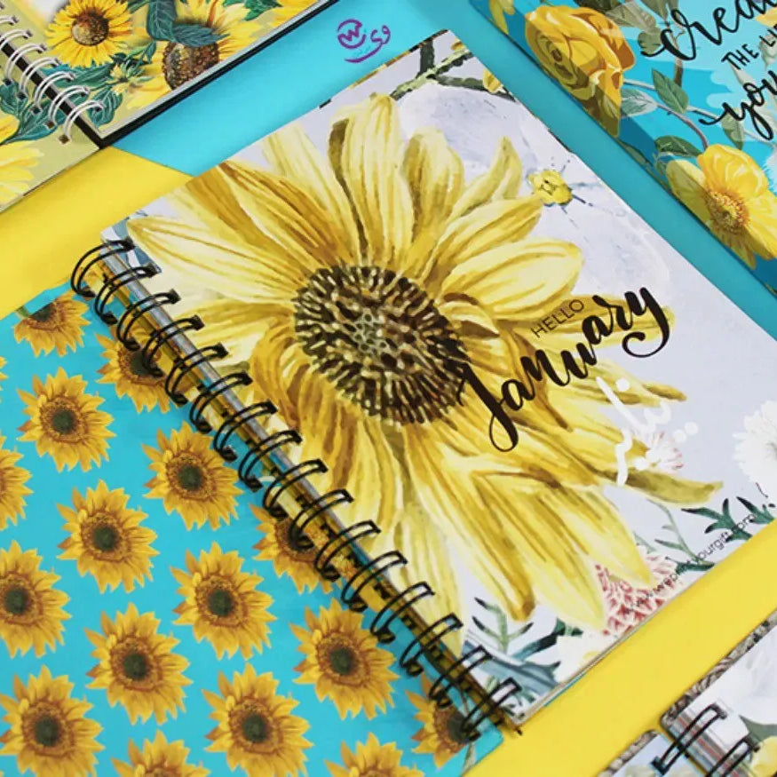 Agenda - ( 91 Papers -182 pages ) -Sunflowers - WE PRINT