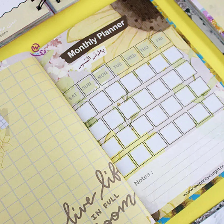 Agenda - ( 91 Papers -182 pages ) -Sunflowers - WE PRINT