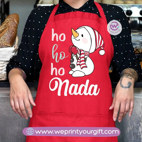 Apron-Snow man - WE PRINT