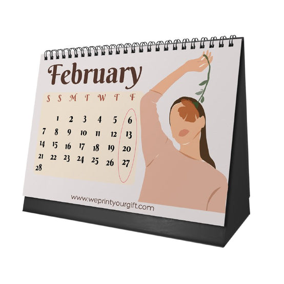 Beautiful as the Moon Desk Calendar 2026