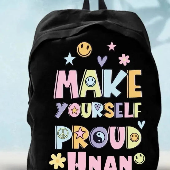Backpack- English inspiration quotes - WE PRINT