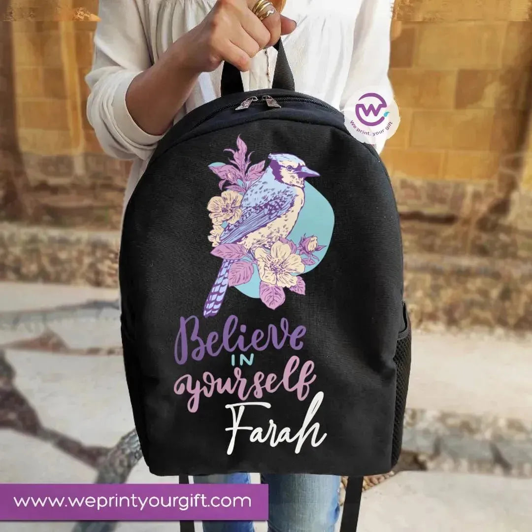 Backpack- English quotes-A - WE PRINT