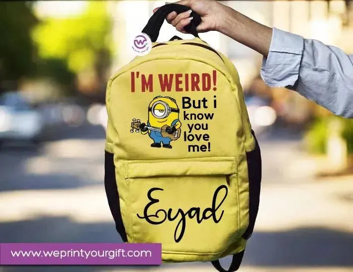 Backpack- Minions-New - WE PRINT