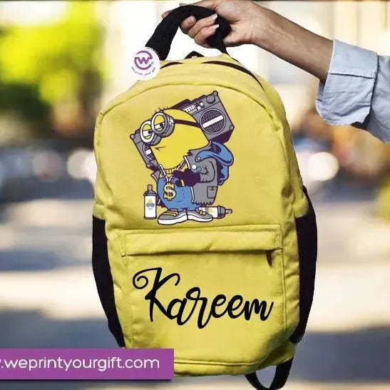 Backpack- Minions-New - WE PRINT
