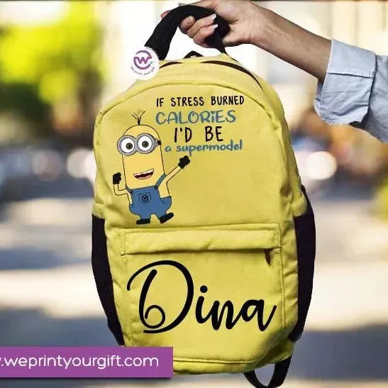 Backpack- Minions-New - WE PRINT