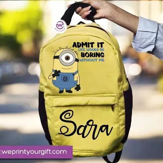 Backpack- Minions-New - WE PRINT