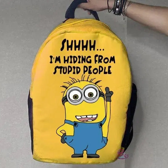 Backpack -Minions - WE PRINT