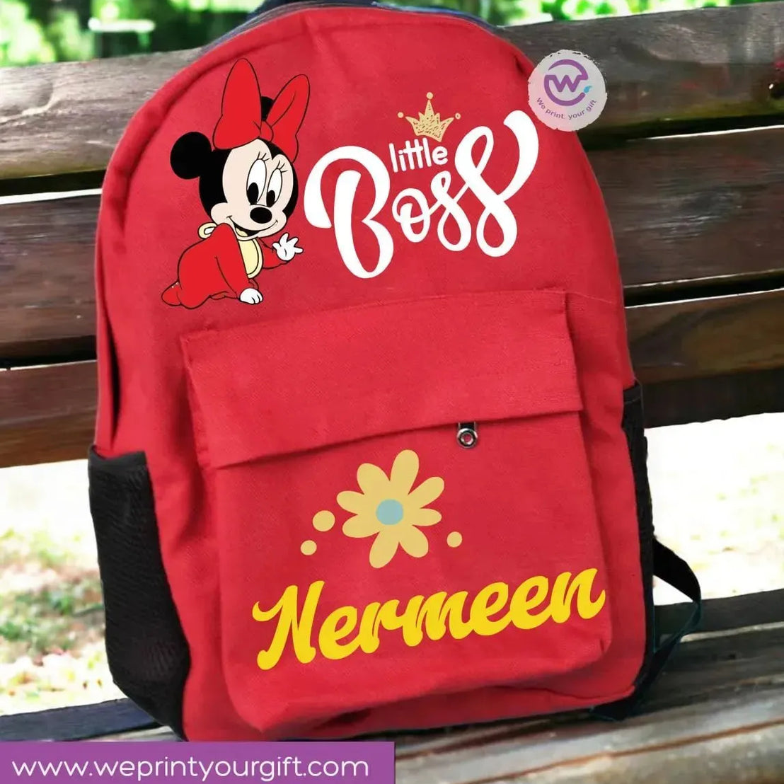 Backpack- Minni Mouse - WE PRINT