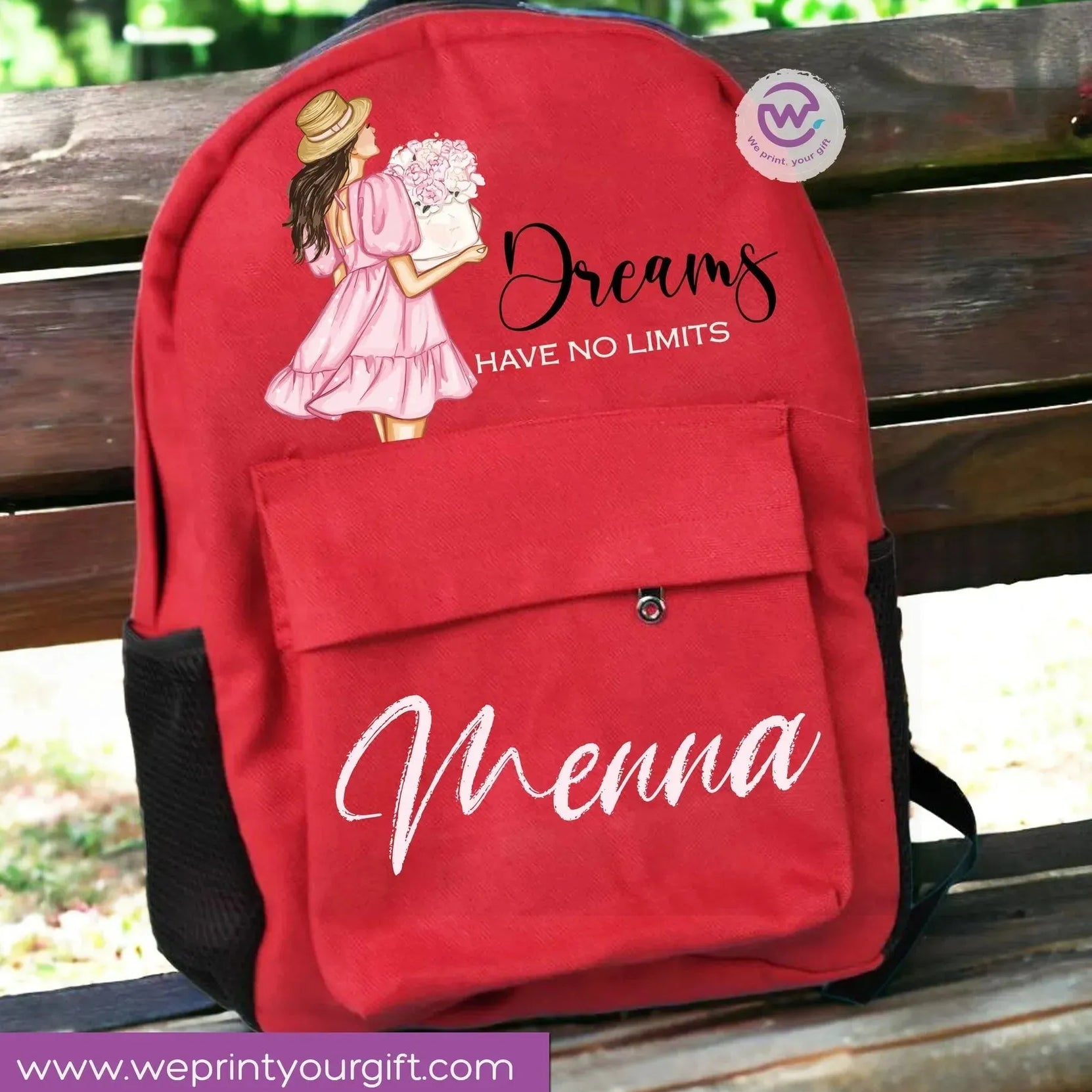 Backpack-Motivational quotes - WE PRINT