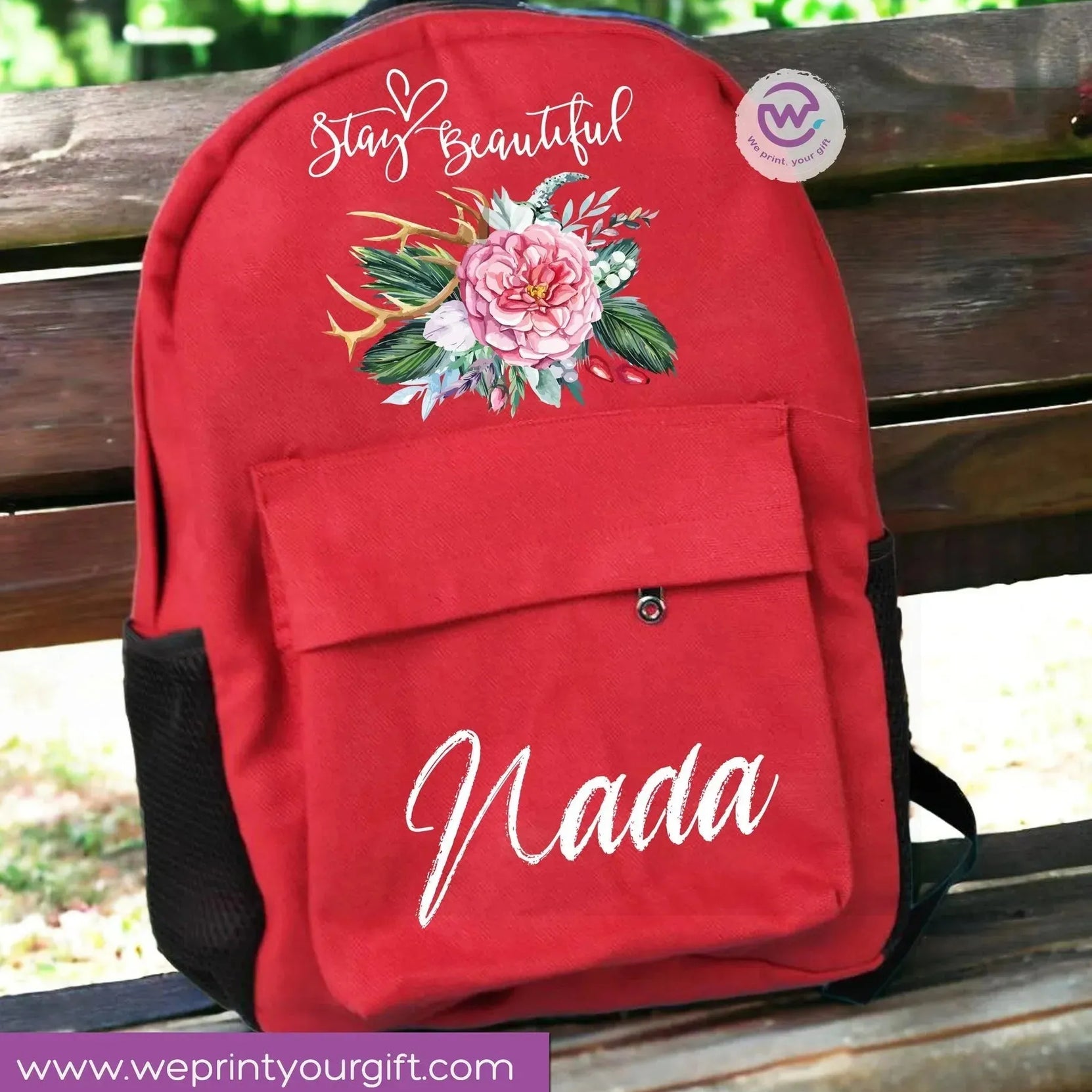 Backpack-Motivational quotes - WE PRINT