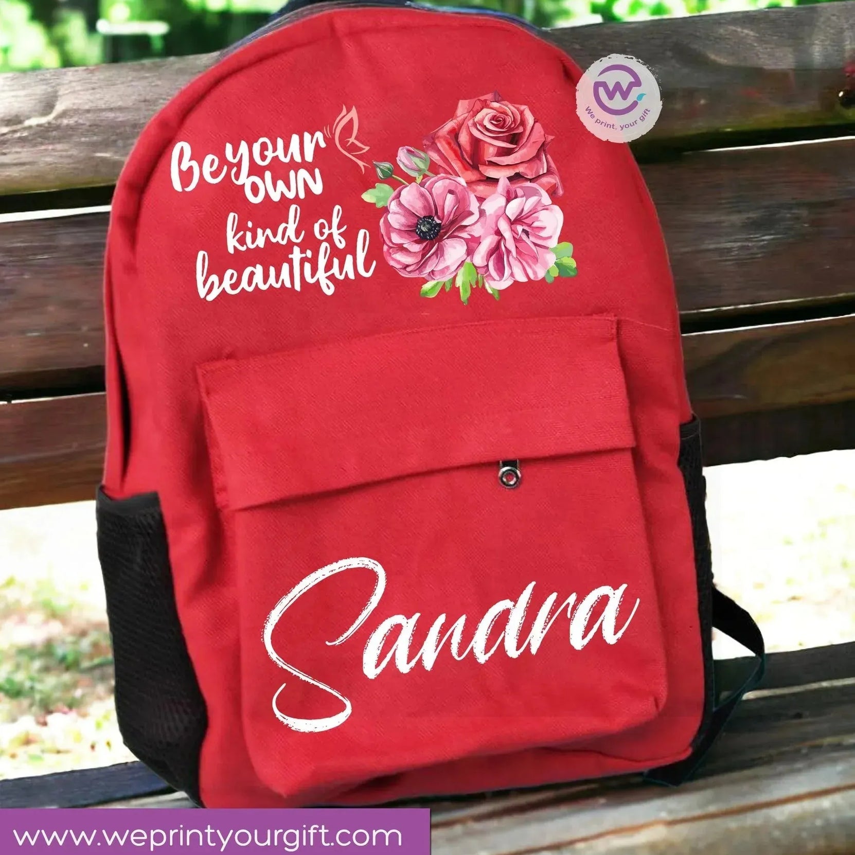 Backpack-Motivational quotes - WE PRINT