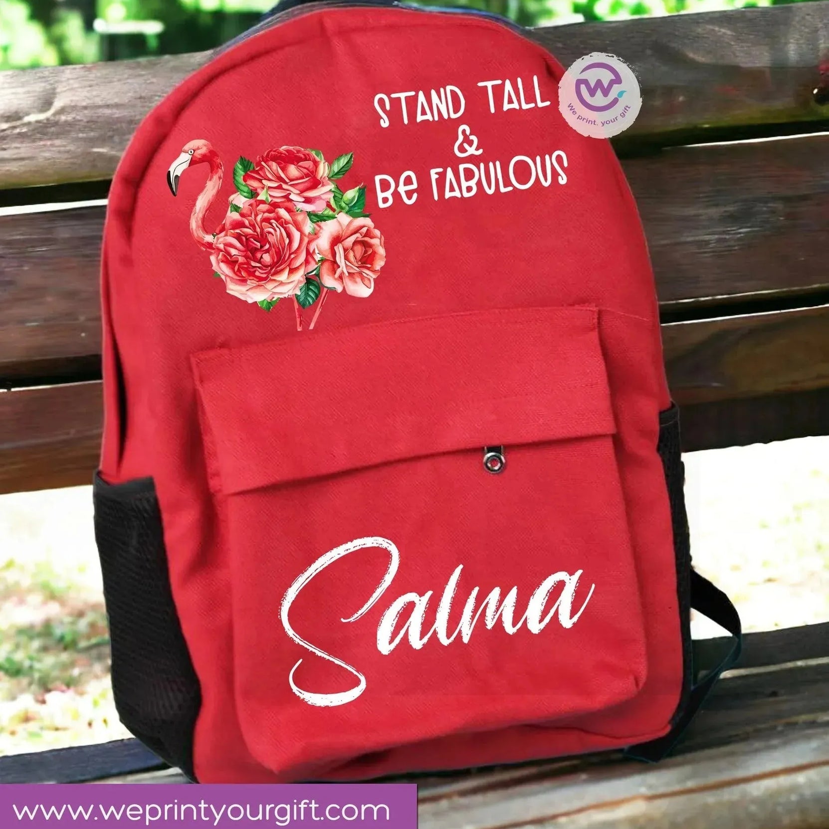 Backpack-Motivational quotes - WE PRINT
