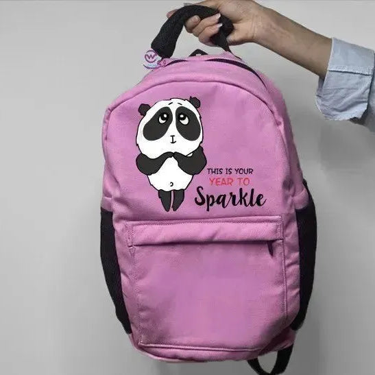Backpack -panda - WE PRINT
