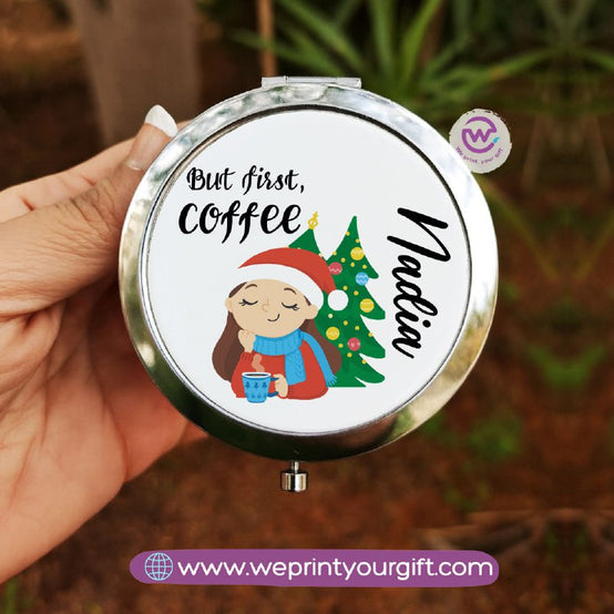 Personalized Compact Makeup Mirror | Christmas