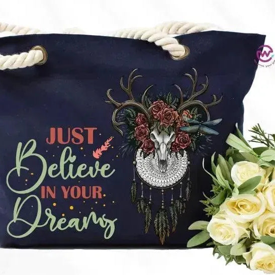 Beach -Bag- Dream Catcher - WE PRINT