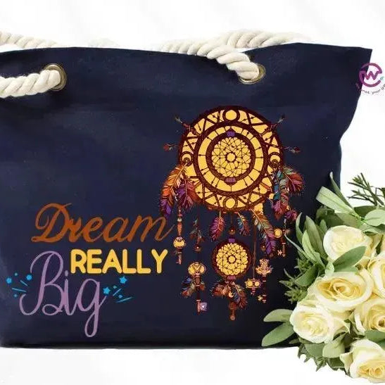 Beach -Bag- Dream Catcher - WE PRINT