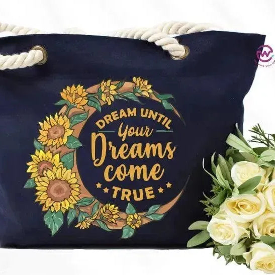 Beach -Bag- Dream Catcher - WE PRINT