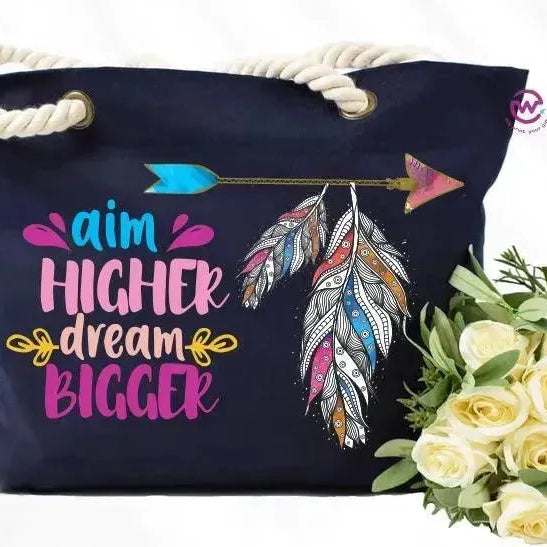 Beach -Bag- Dream Catcher - WE PRINT