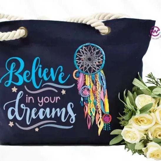 Beach -Bag- Dream Catcher - WE PRINT