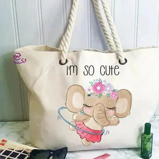 Beach -Bag- Elephant - WE PRINT