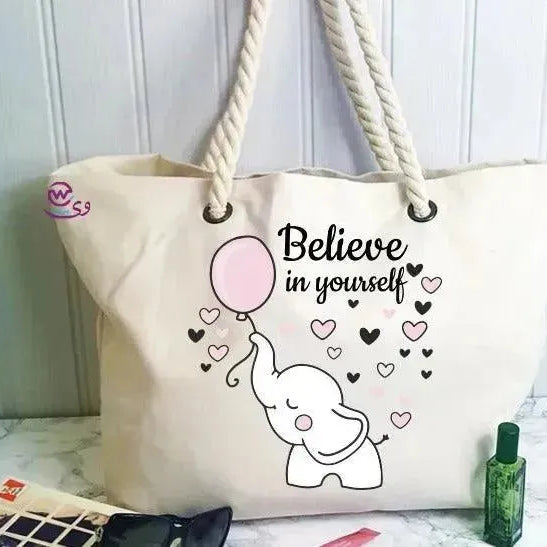 Beach -Bag- Elephant - WE PRINT