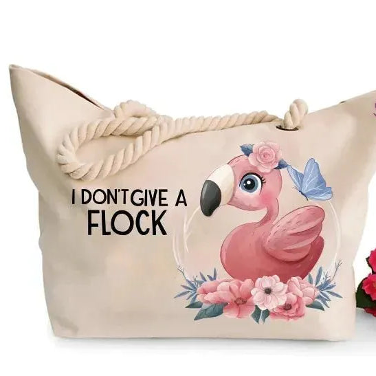 Beach -Bag- Flamingo - WE PRINT