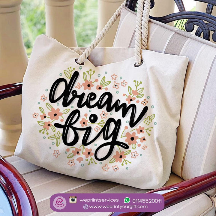 Customized Beach Bag - Dream Big 