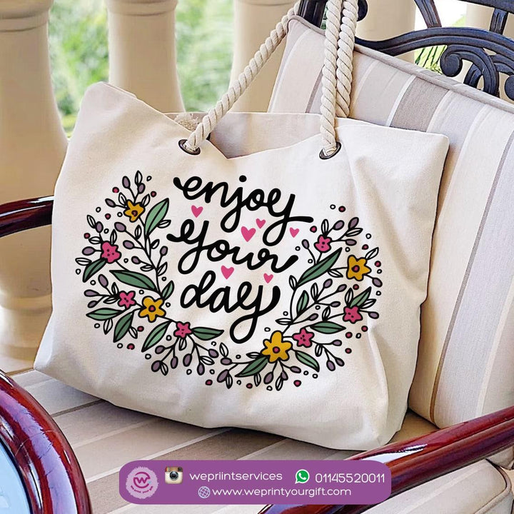 Personalized Beach Bag in Egypt - enjoy Your Day 