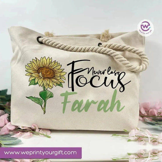 Beach-Bag -Motivation quotes - WE PRINT