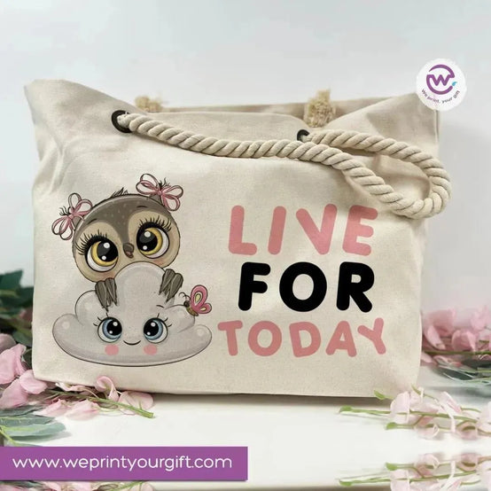 Beach-Bag -Owl - WE PRINT