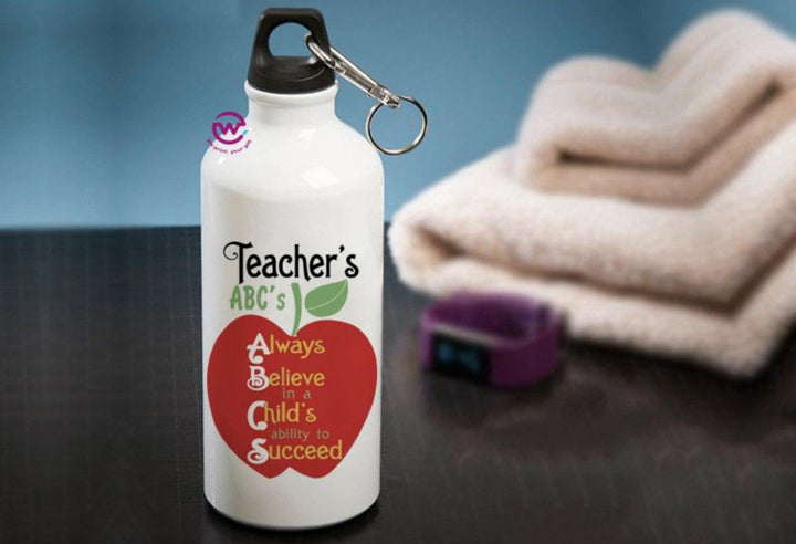 Bottle flask -Aluminum -Teachers - WE PRINT