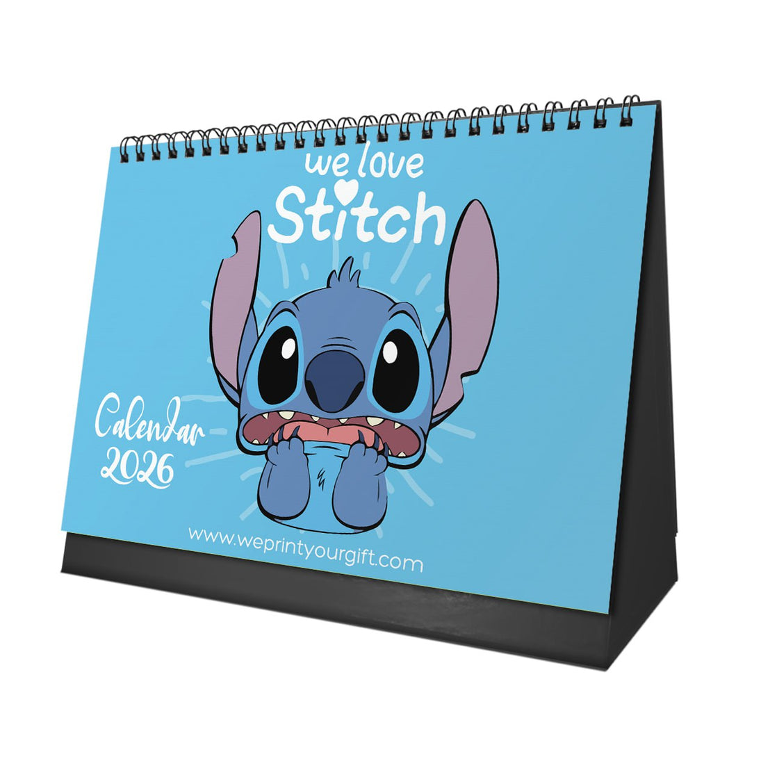 Stitch Desk Calendar 2026