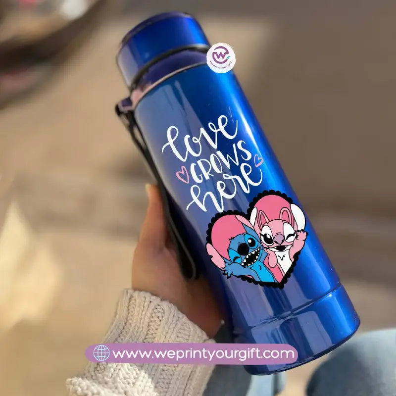 Thermal Bottle Stainless Steel with Infuser – 800ml | Valentine Stitch Design - WE PRINT