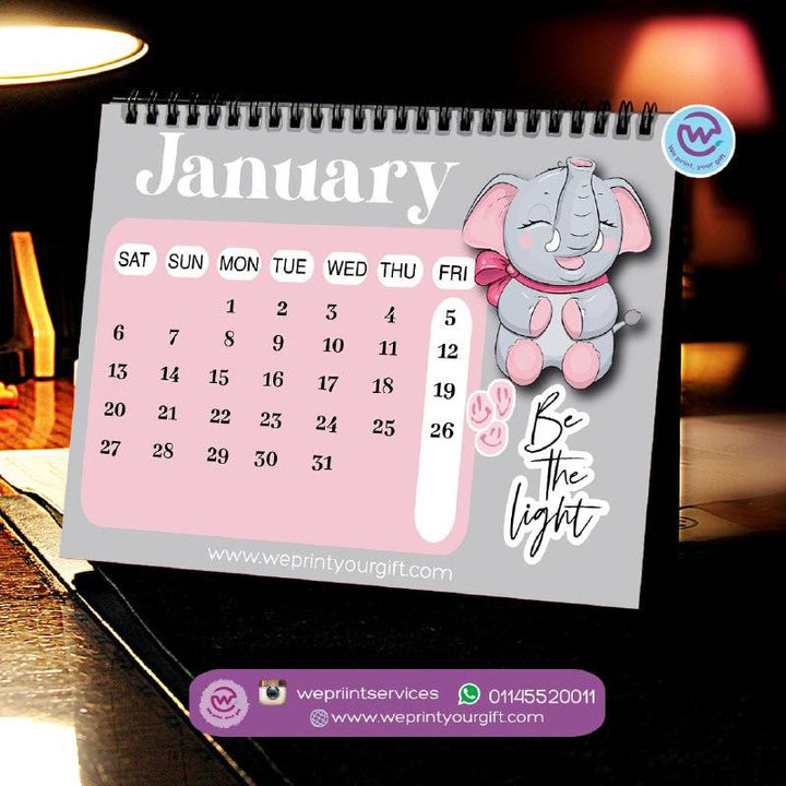 Calendar - Elephant - weprint.yourgift