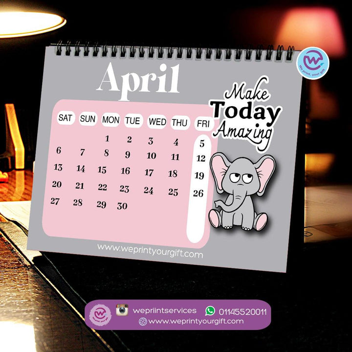 Calendar - Elephant - weprint.yourgift