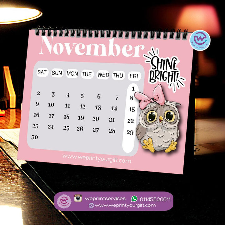Calendar - owl - weprint.yourgift