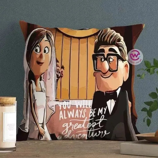 Canvas Cushion-Square Shape - Cartoon Up - WE PRINT