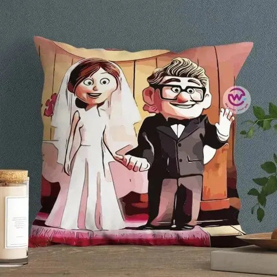 Canvas Cushion-Square Shape - Cartoon Up - WE PRINT